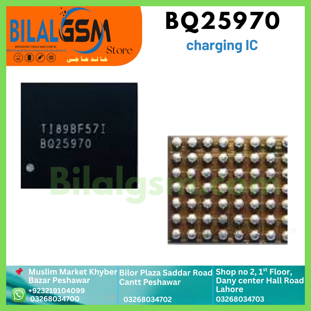 BQ25970 Original Charging IC Chip for Smartphones - Tecno, Infinix, Oppo, Vivo, Redmi Compatible Charging Power IC